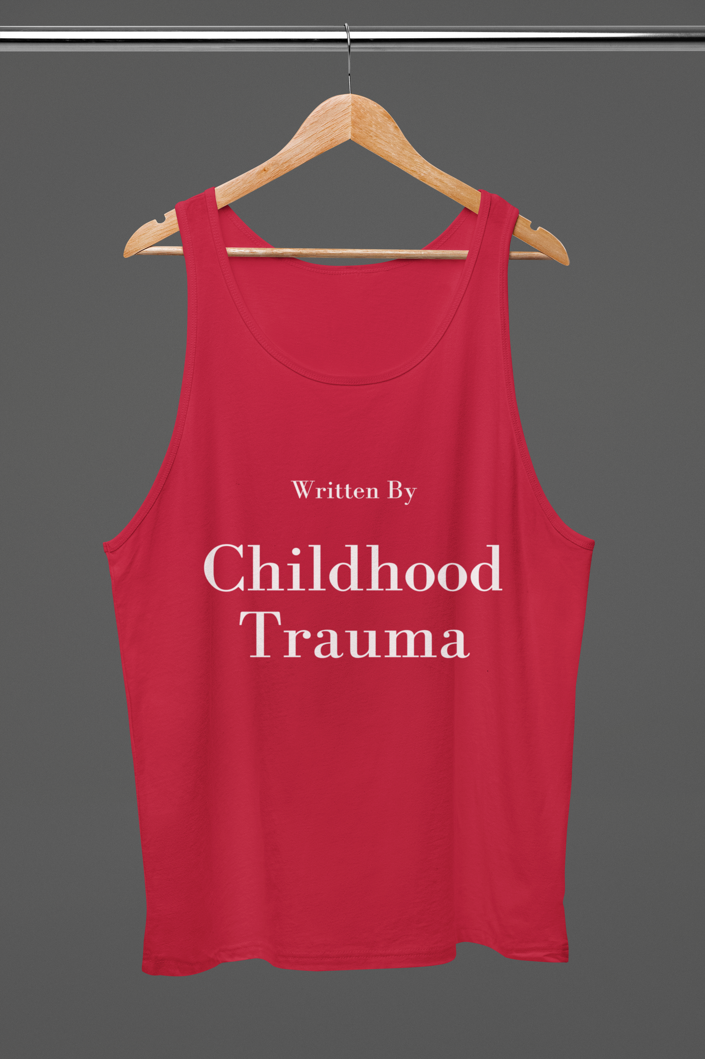 Written by Childhood Trauma Men's Tank Top