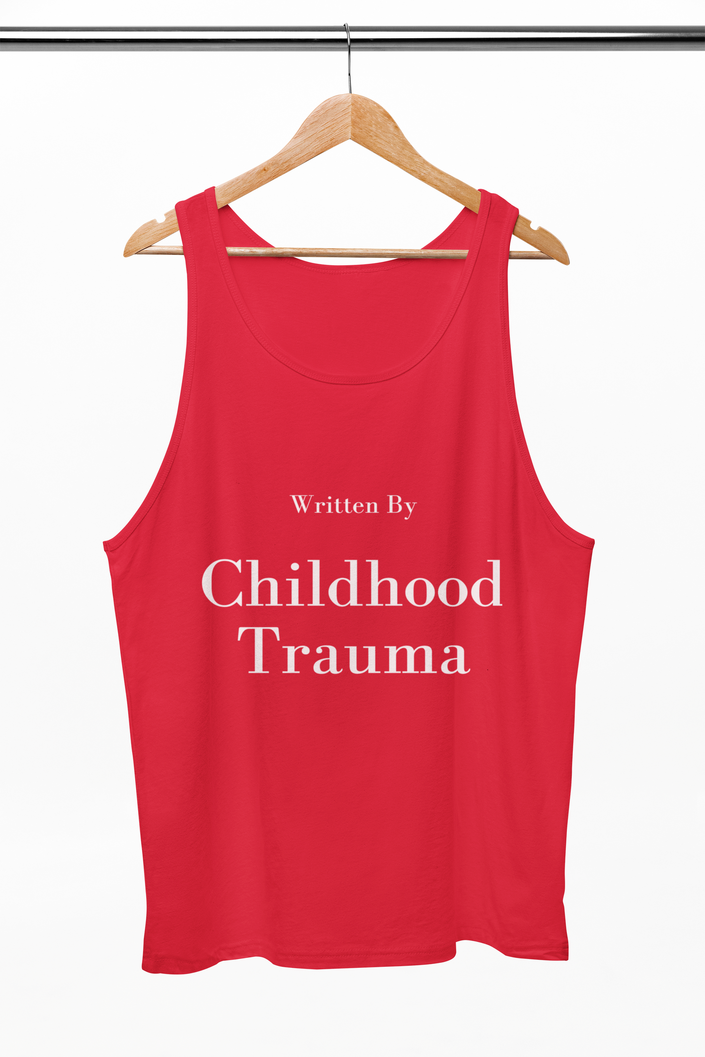 Written by Childhood Trauma Men's Tank Top