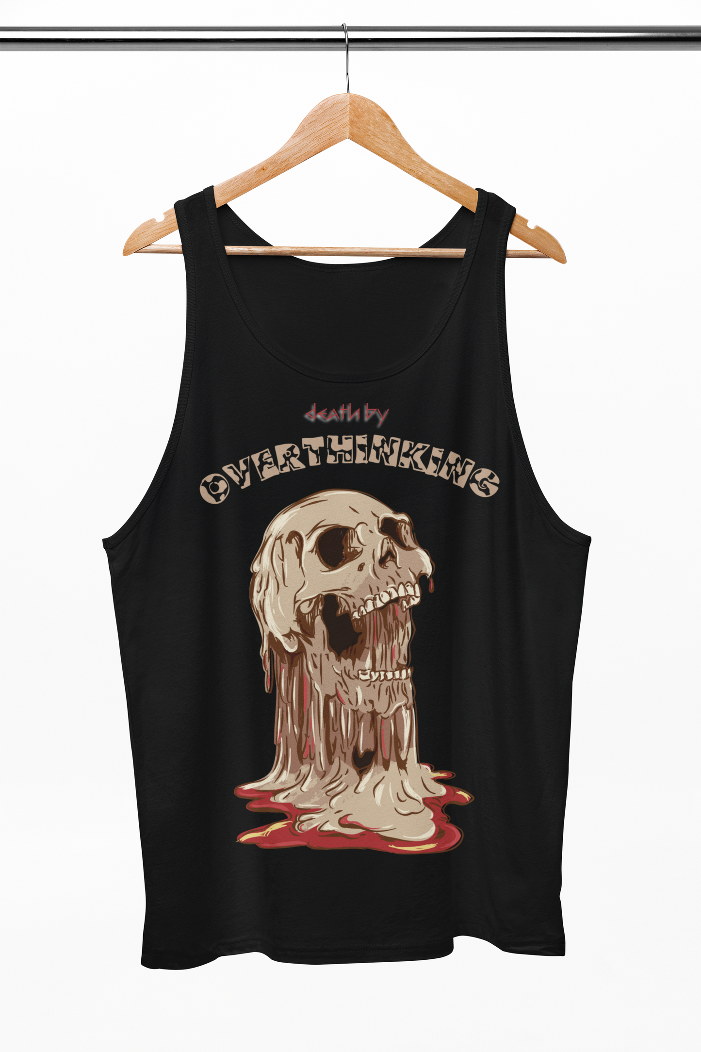 Death by Overthinking Men's Tank Top