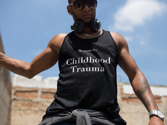 Written by Childhood Trauma Men's Tank Top