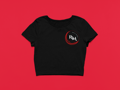 Red Moon Eclipse Logo Crop Top